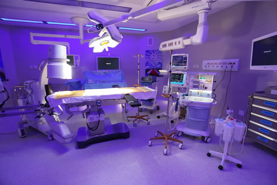 Centro cirúrgico de hospital particular